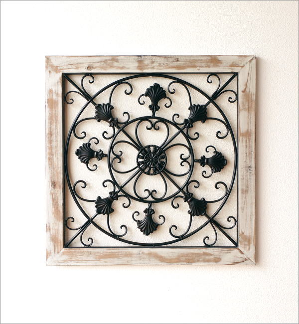 アイアンのウォールデコ フレームC(8)