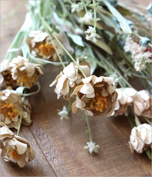 ブーケ 造花 フェイクフラワー フェイクグリーン ドライフラワー 花 観葉植物 イミテーションフラワー インテリアグリーン フェイクなドライフラワー ブーケ D Mty4403 ギギliving