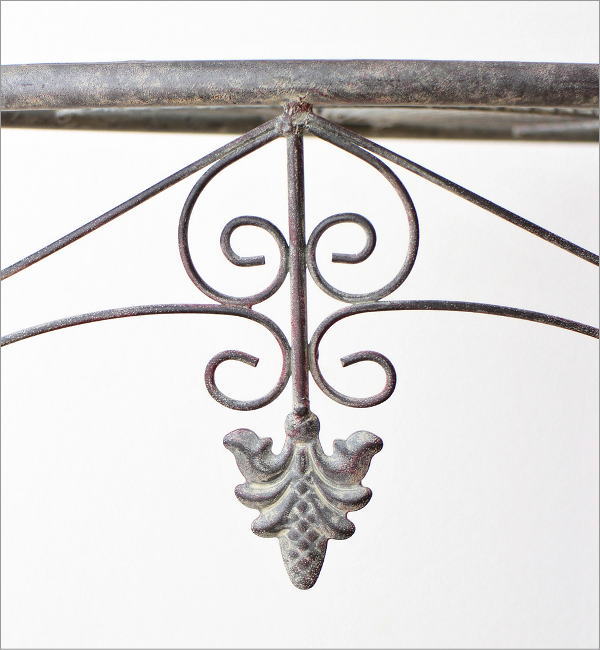 シャビーアイアンのフラワースタンド ハーフサークル2サイズセット(5)