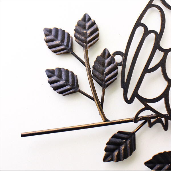 アイアンの壁飾り 親子オウル(3)