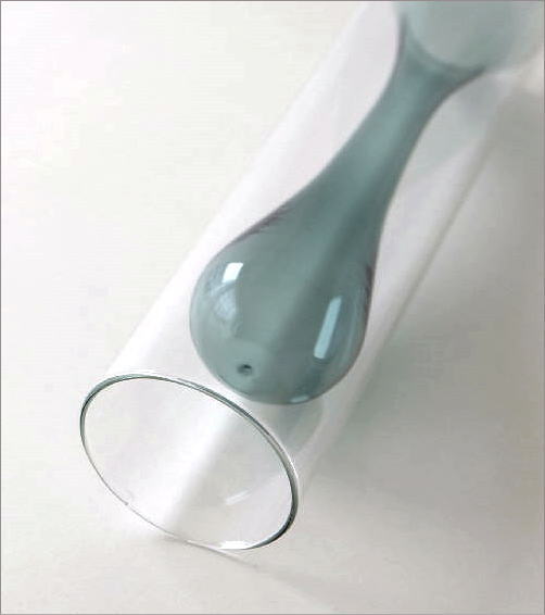 花瓶 ガラス おしゃれ フラワーベース ロング 円筒 円柱 シンプル スタイリッシュ ガラスのインサイドベース Mty8496 ギギliving
