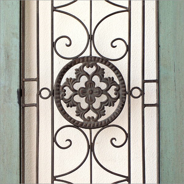 アイアンのウォールデコ フレーム C(2)