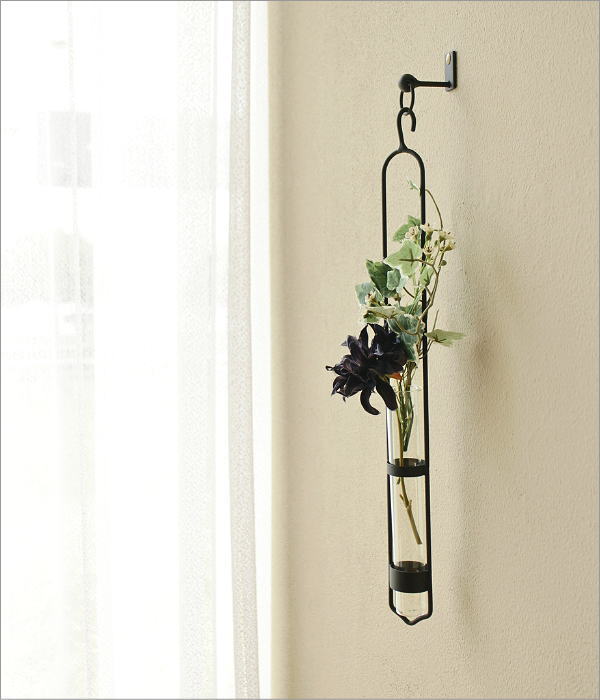 アイアンとガラスのハンギングベース(1)