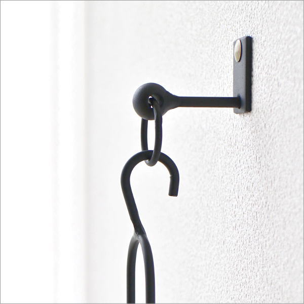 アイアンとガラスのハンギングベース(3)