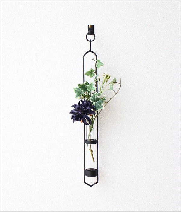 アイアンとガラスのハンギングベース(5)