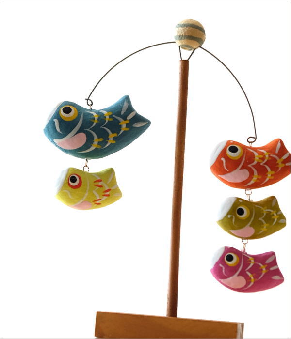 親子鯉のぼり はりこやじろべえ(1)