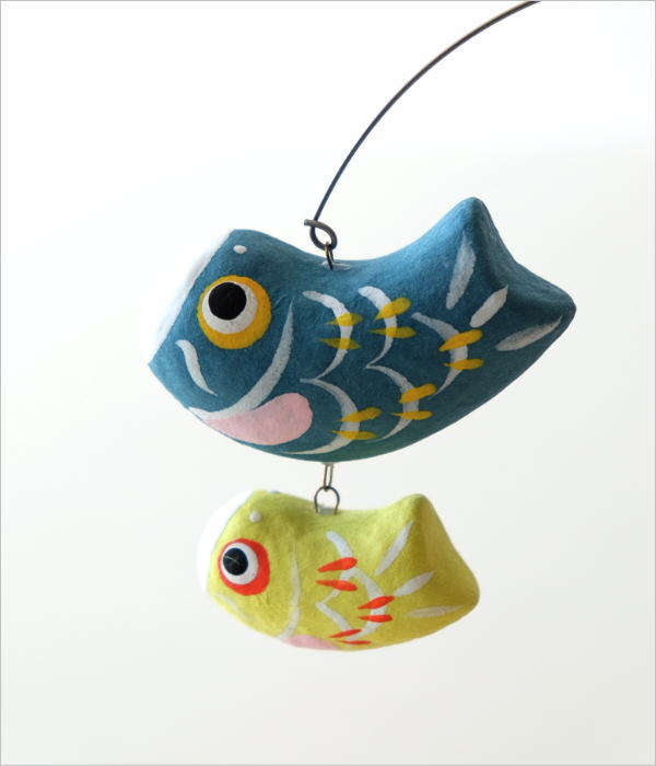 親子鯉のぼり はりこやじろべえ(2)