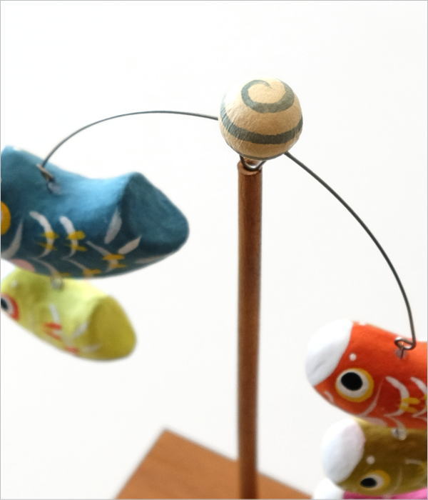 親子鯉のぼり はりこやじろべえ(4)