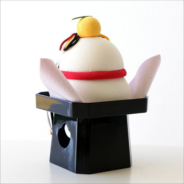 鏡餅 おしゃれ 飾り 置物 オブジェ ちりめん細工 お正月 迎春