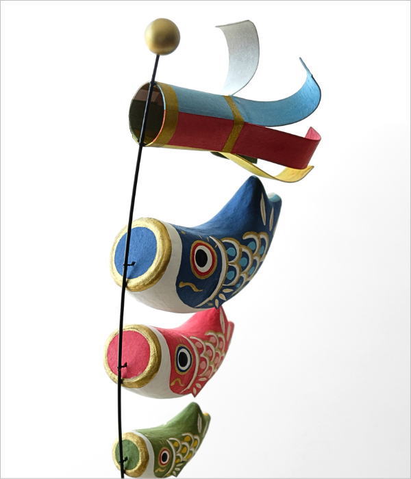 はりこ細工の鯉のぼり 風(2)