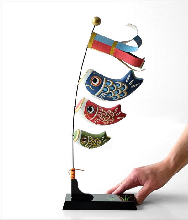 はりこ細工の鯉のぼり 風(5)