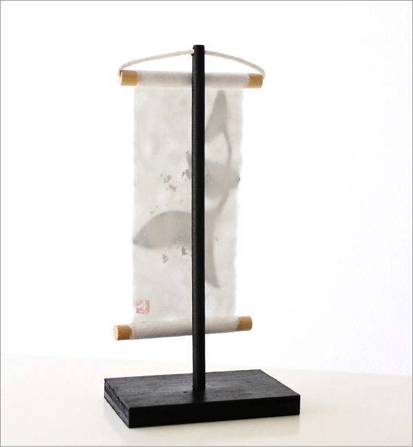 台付きミニタぺストリー  寒椿(4)