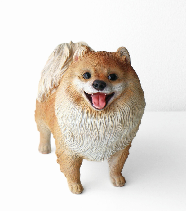 子犬のポメラニアンの置物(5)