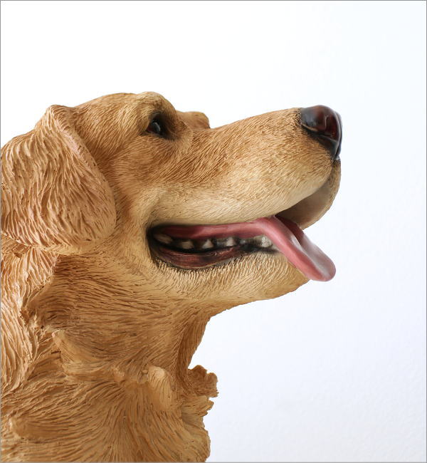 ゴールデンレトリバーのオブジェ リラックス(7)