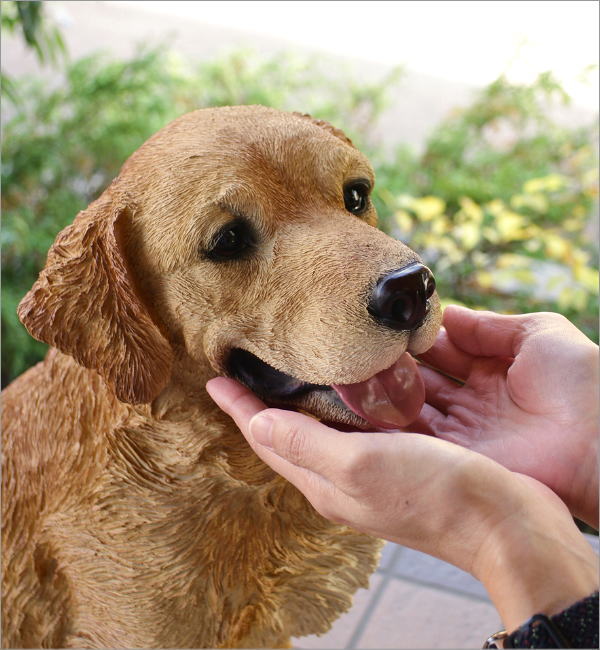 犬 置物 屋外 玄関 リアル 大型 大きい オブジェ ドッグオーナメント