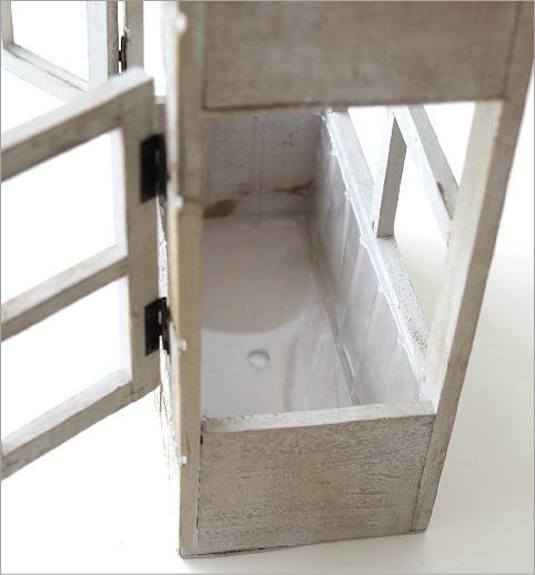 ウッド壁掛2階建てプランター(3)