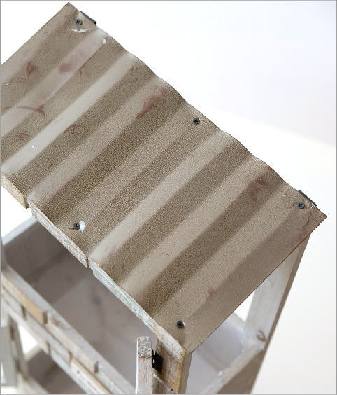 ウッド壁掛2階建てプランター(4)