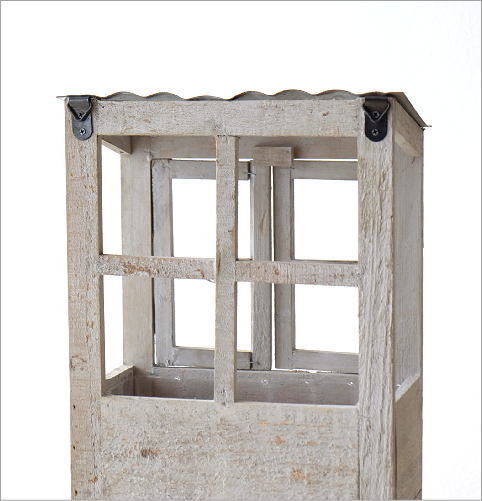 ウッド壁掛2階建てプランター(5)