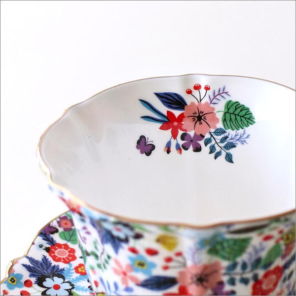 フラワーカップ＆ソーサー(2)