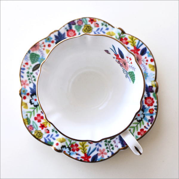 フラワーカップ＆ソーサー(3)