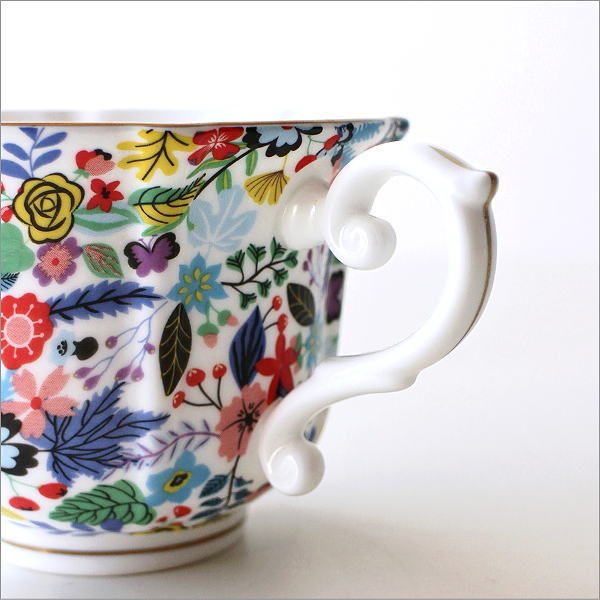 フラワーカップ＆ソーサー(5)