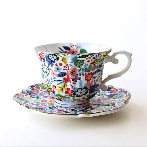 フラワーカップ＆ソーサー(7)