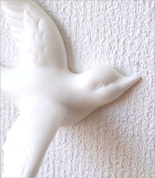 白い鳥の壁飾り 3Pセット(3)