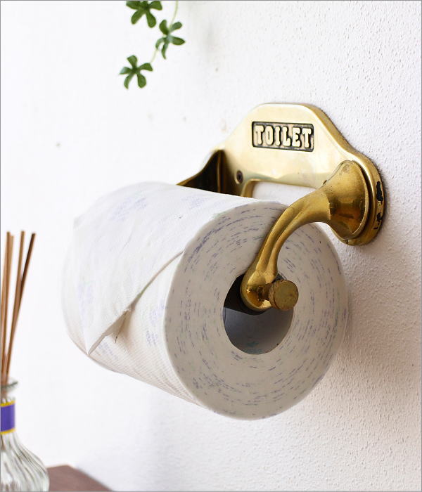 レトロな真鍮のペーパーホルダー B(2)