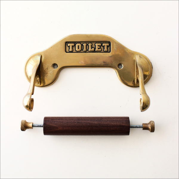 レトロな真鍮のペーパーホルダー B(4)