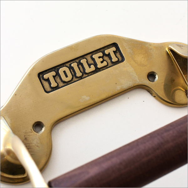 レトロな真鍮のペーパーホルダー B(5)