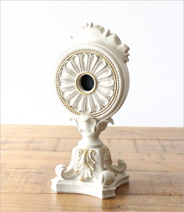 置き時計 アンティーク ロココ調 ヨーロピアン 小型 小さい ローマ数字