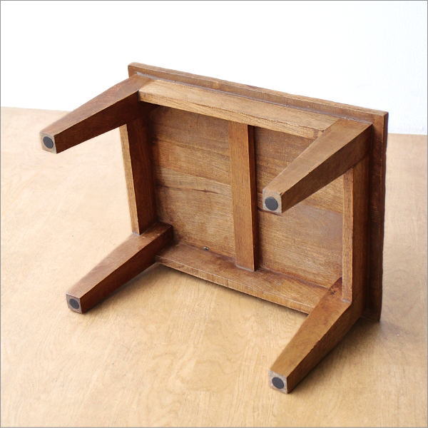 花台 木製 おしゃれ 室内 天然木 無垢材 ミニテーブル ベッド ソファ