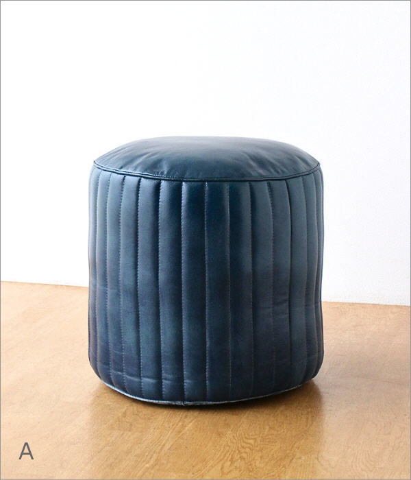 レザークッションスツール 3カラー(10)