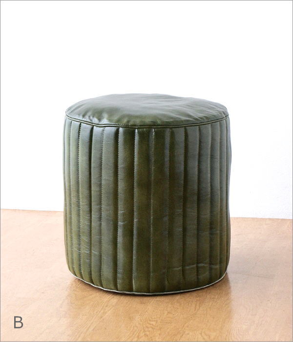 レザークッションスツール 3カラー(11)