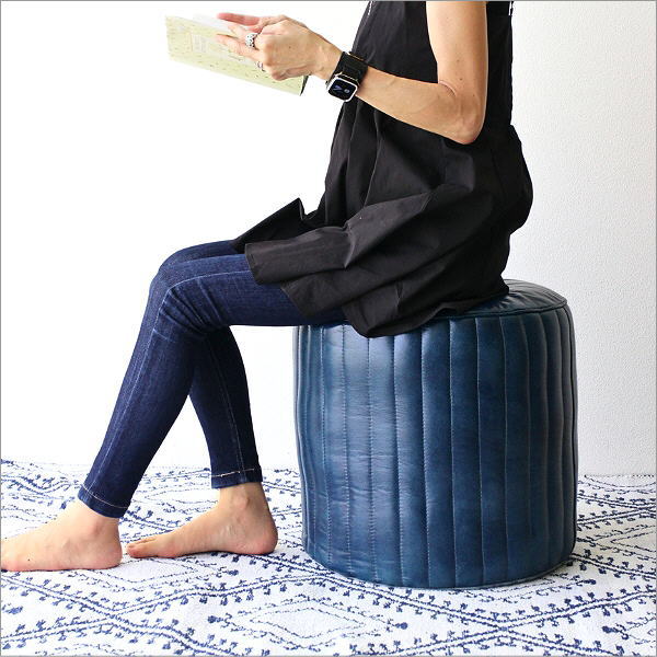 レザークッションスツール 3カラー(5)