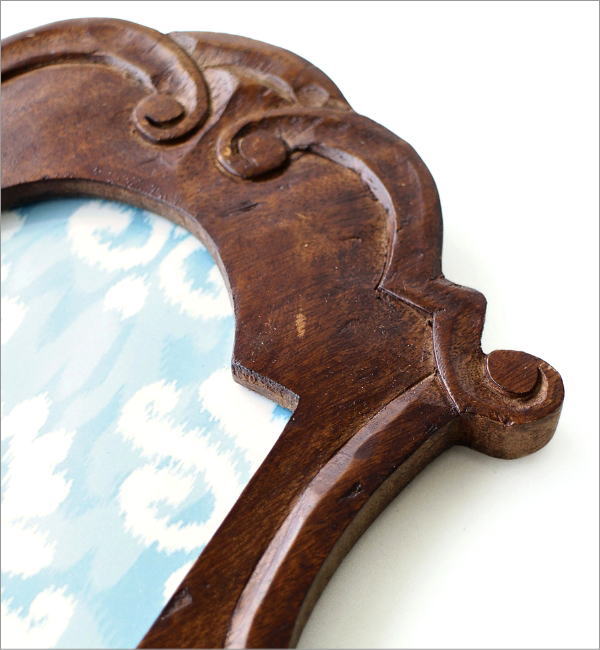 ウッドカービングフォトフレーム(2)