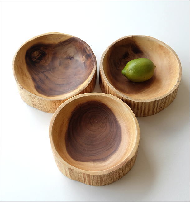 木の皿 ボウル 木製食器 木の器 ハンドメイド 北欧 おうちカフェ 引越し祝い 結婚祝い プレゼント OB-MP        