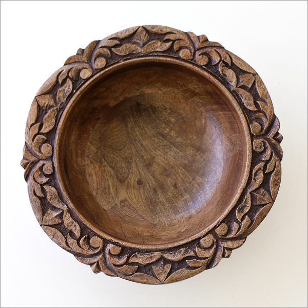 ウッドカービングボウル S(2)