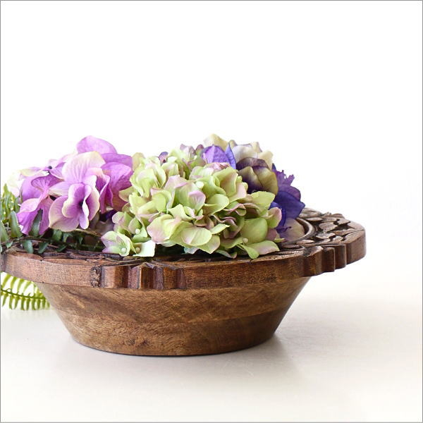 ウッドカービングボウル S(5)