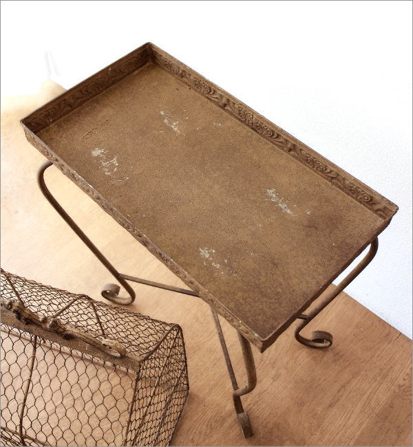 シャビーアイアンのプランツケージ 大小2個セット(5)