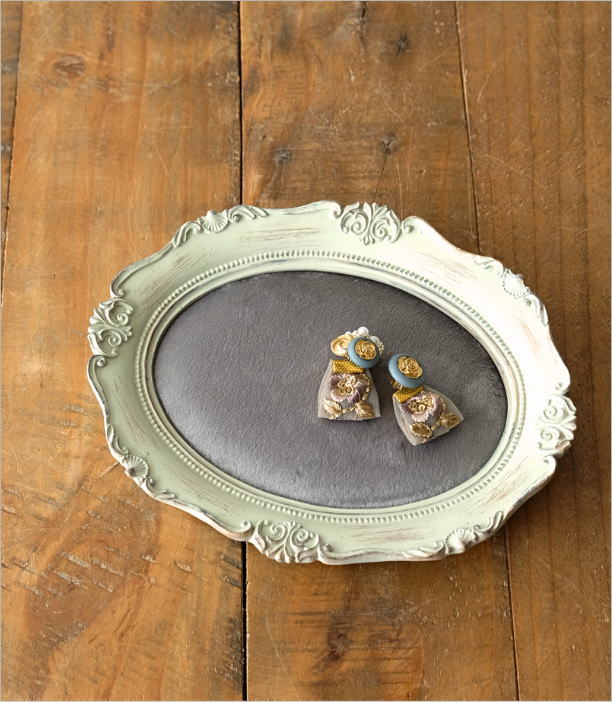 レトロなアクセサリートレイ オーバル(1)