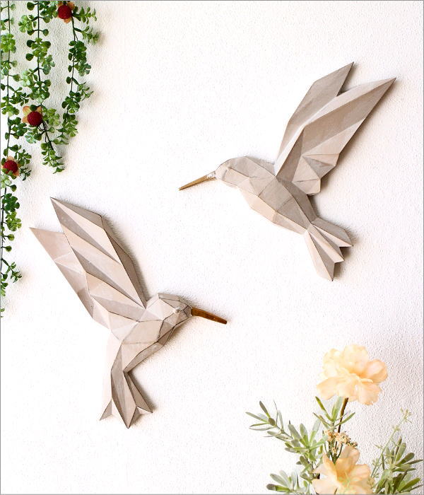 北欧ヴィンテージ雑貨 壁掛け オブジェ ウォールデコレーション 雑貨 北欧 壁飾り 鳥 壁掛け インテリア 北欧 ウォールデコ オブジェ 壁面 アート