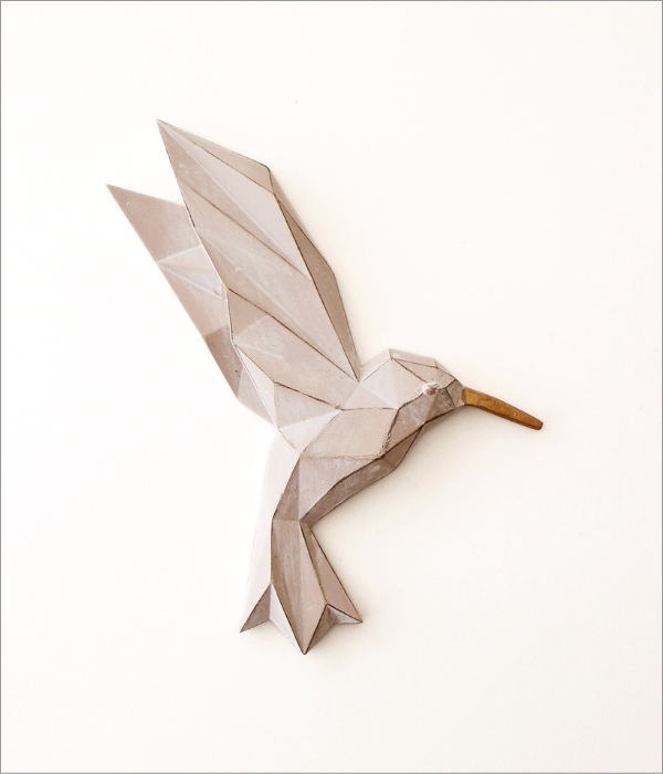 ウォールデコレーション ハミングバード(6)