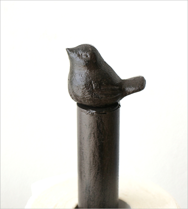 アイアンのキッチンペーパーホルダー  バード(2)