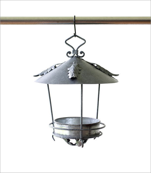 バードフィーダー 鳥えさ台 餌台 ブリキ おしゃれ 吊り下げ アンティーク ガーデン Tinバードフィーダー Sik4046 ギギliving