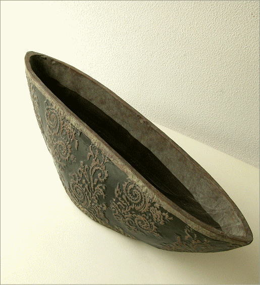 陶器の花瓶 クラシックベースB(1)