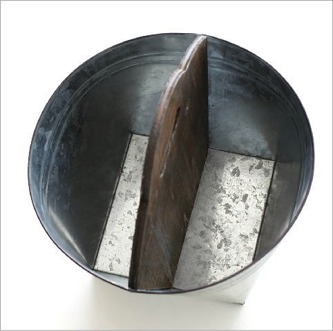 Tin バスケット ウッドバー(2)