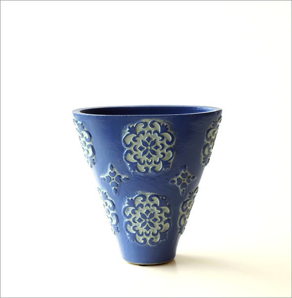 陶器のミニベース ブルーメ(5)