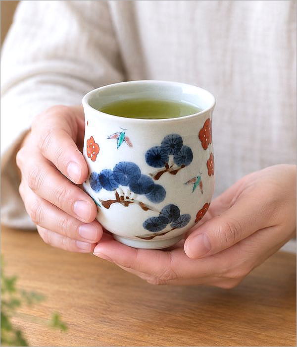 松竹梅 湯呑茶碗(5)