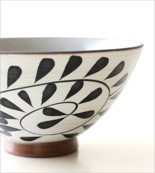 粉引 タコ唐草 夫婦茶碗(2)